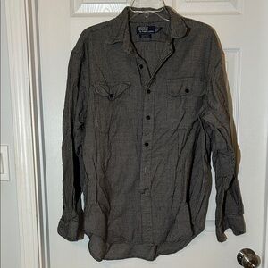 Polo by Ralph Lauren Black Casual Button Down Shirt
